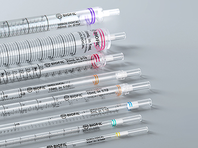 管頭印刻不同色環(huán)標(biāo)識(shí)，便于識(shí)別移液管量程型號(hào)