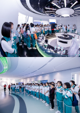 校企聯(lián)合丨廣州開元學(xué)?？破昭袑W(xué)團(tuán)參觀潔特生物！